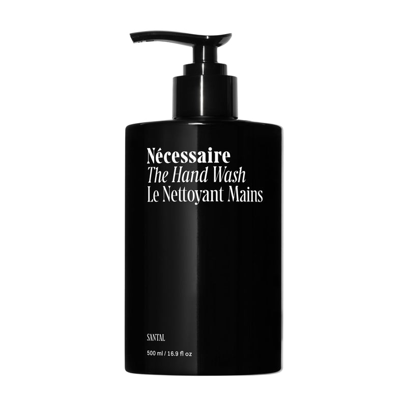 The Hand Wash Santal. Non Toxic Liquid Hand Soap Vitamins + Omega 6/9 | Warm, Woodsy Sandalwood Scent. For Daily Use in Bathroom or Kitchen. Nourishing Formula. 500ml / 16.9 fl oz.