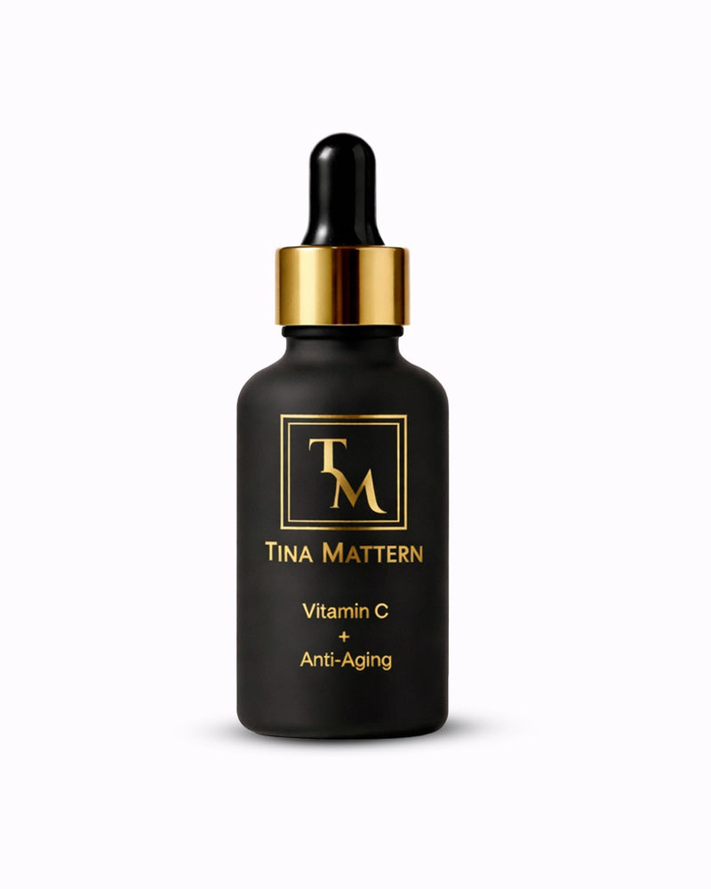 Vitamin C Serum - Apple Stem Cells, Vitamins A & E - 50ml | With Hyaluronic Acid - Brightening Anti-Aging for Dark Spots & Fine Lines - Facial Complex for Women & Men