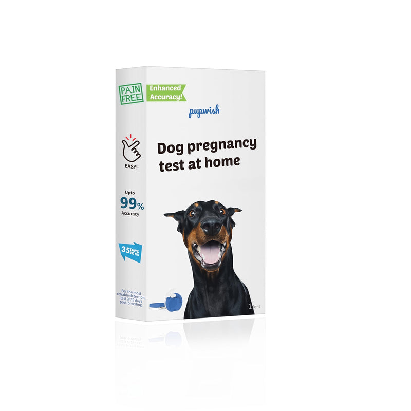 Dog Pregnancy Test Kit, Needle-Free Painless At Home Detection, 98% High Accuracy, Fast & Safe Canine Pregnancy Test for Dogs