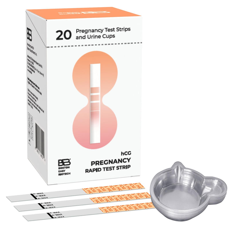 [20Pack] Pregnancy Tests for Women with Cups,Accurate Pregnancy Test Strips Early Home Detection HCG Test Pregnancy Kit
