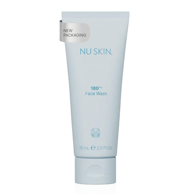 Nu Skin 180° Face Wash | Vitamin C | Mature Skin | 2.5 Fl Oz | 1 Pack | Moisturizing cleanser with Vitamin C | Gently cleans mature skin without over-drying 2.5 Fl Oz (Pack of 1)