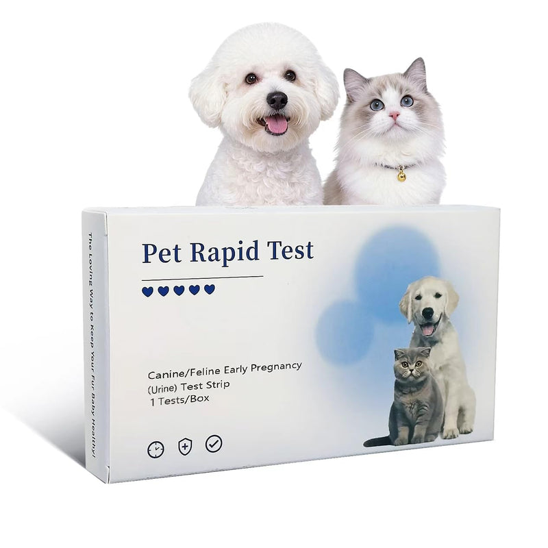 Dog & Cat Pregnancy Urine Test Kit – 5-Minute Home Urine Strips, 99% Accurate, Painless No Blood Draw – Easy for Pet Owners & Breeders