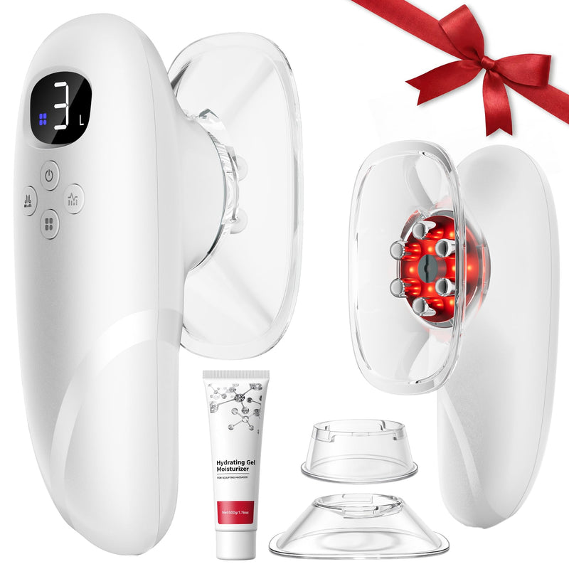Body Smart Scraping,3 in 1 Body Sculpting Machine,Cellulite Removal Machine,Body Sculptor,Suitable for Legs, Abdomen,Arms, Love Handles,Relieves Muscle Tension and Tightens Skin,cellulite massage tool White