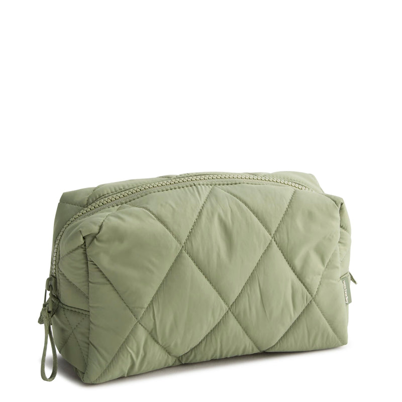Vera Bradley Medium Cosmetic Bag, Deep Lichen Green