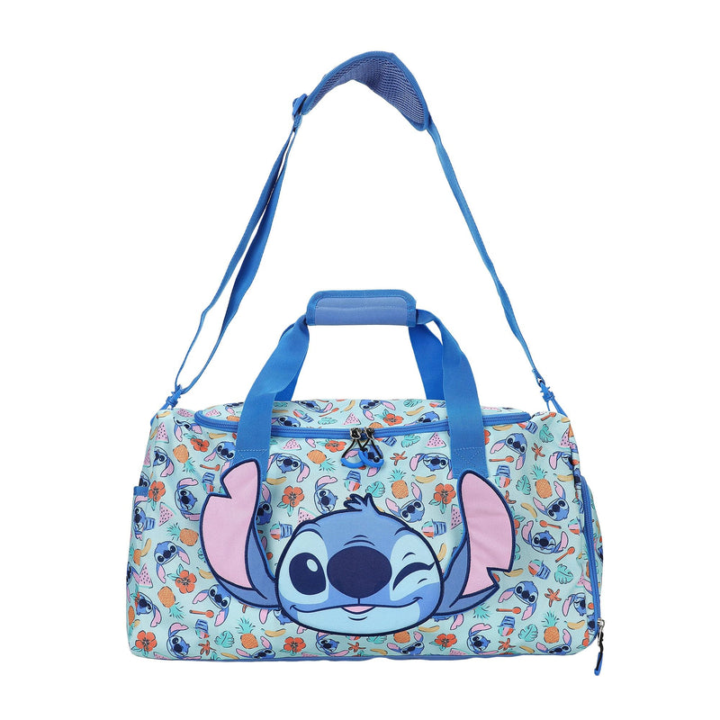 Lilo & Stitch Beach Print Blue 20” Duffel Bag Lilo & Stitch Beach Print Blue
