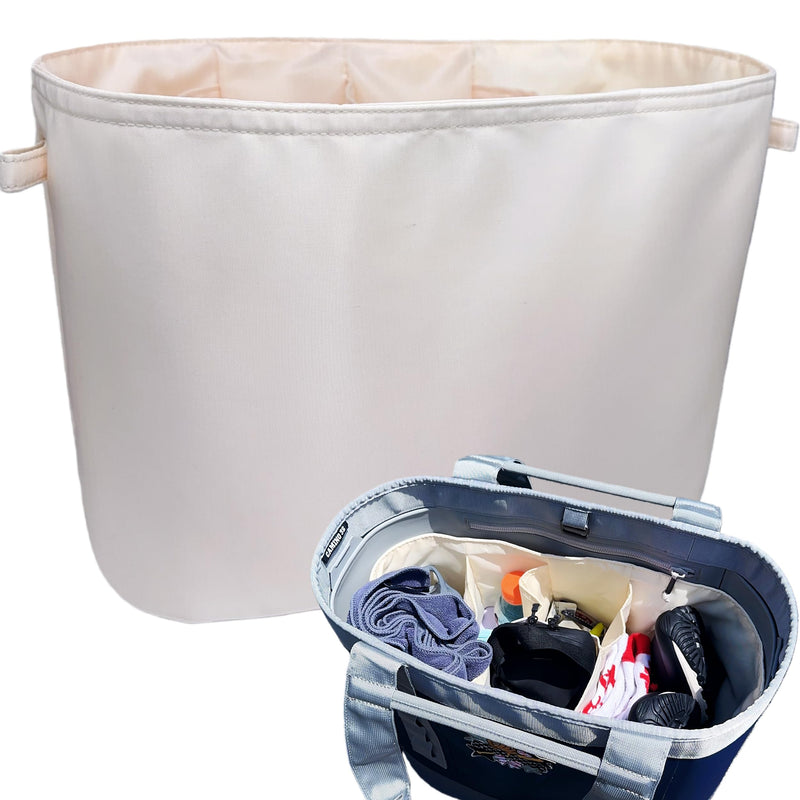 Bag Organizer Insert for YETI Camino 35, 6-Pocket Bag Organizer (5 Fixed + 1 Adjustable), Open Top Access, Fits Camino 35 Carryall