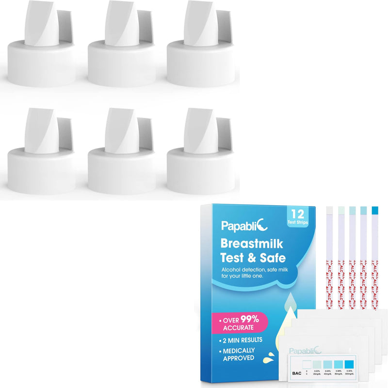 Papablic Duckbill Valves & Alcohol Test Strips