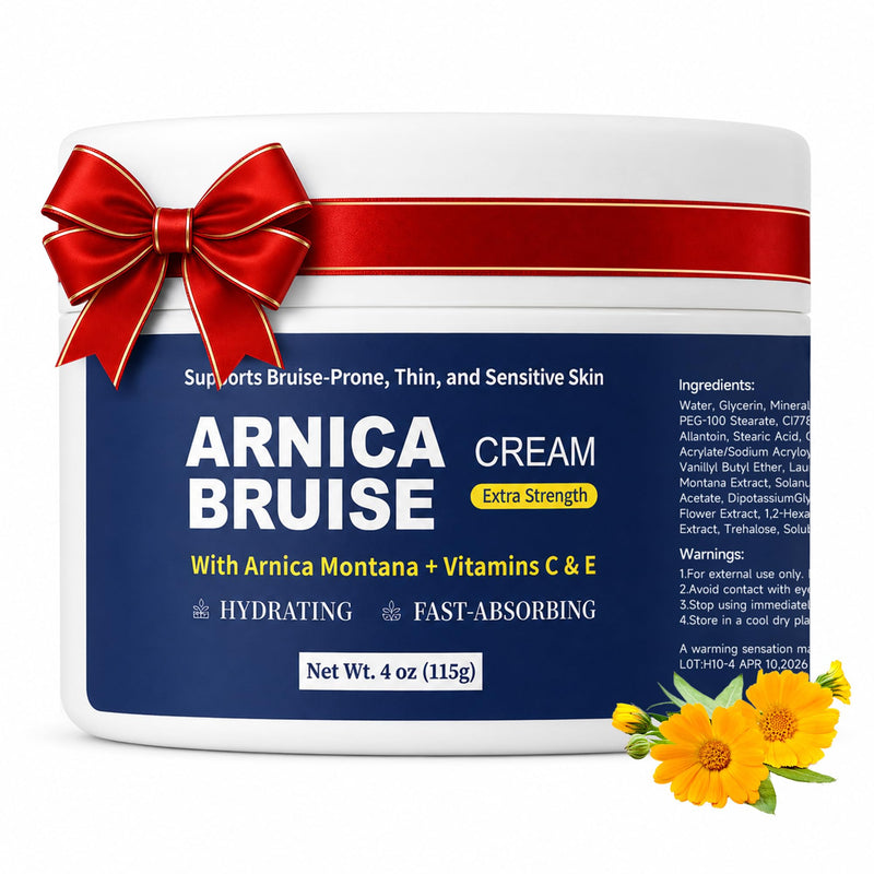 Lea-power Arnica Bruise Cream Extra Strength – Fast-Acting Arnica Montana with Vitamins C & E for Bruising, Swelling, Joint & Muscle Soreness – Hydrating Moisturizer for Face & Body 4 Ounce (Pack of 1)