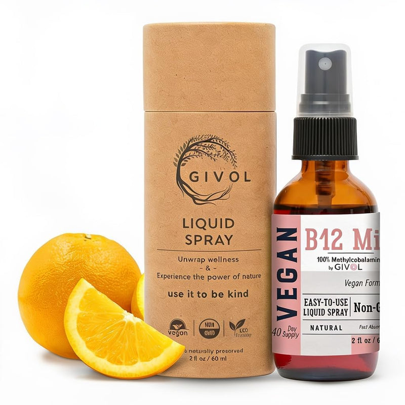 Vitamin B12 Spray Mist - Sugar-Free - Made in USA - 2 FL oz - 60 ml | Liquid spray format designed to complement everyday wellness routines and a convenient spray mist ideal for simple daily use