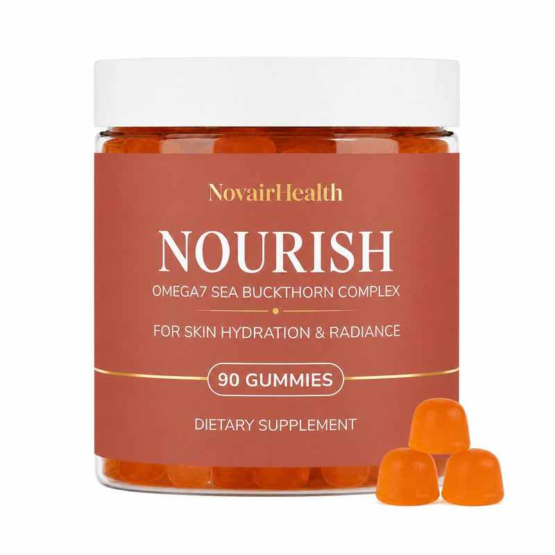 Nourish Sea Buckthorn Gummies, Feminine Balance Supplement with Sea Buckthorn Oil and Omega-7 Superfruit Blend for Hydration & Wellness 1