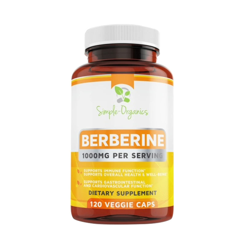 [Australia] - Berberine 500mg (1000mg Per Serving) for Supports Healthy Immune Function, Anti-oxidant,Gastrointestinal & Overall Wellness - 120 Capsules 