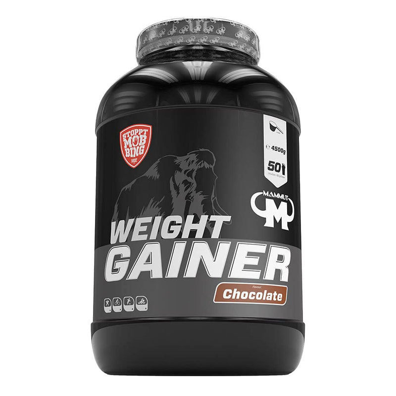 [Australia] - Mammut Nutrition Crash Weight Gainer Powder Chocolate - 4.5 kg - 518 kcal/shake for weight gain - 80% carbohydrates - 4-component protein - Ideal for endurance and competitive athletes Chocolate 50 portions (pack of 1) 