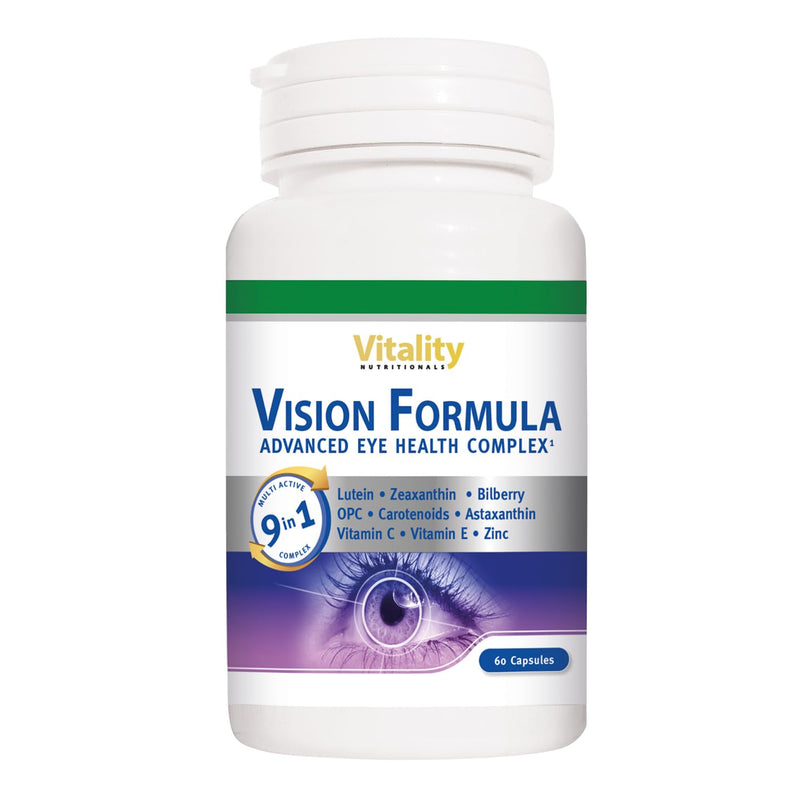 [Australia] - High-dose eye vitamins, Vision Formula nutritional supplement to maintain normal vision (60 capsules) Vitality Nutritionals by VitaminExpress 