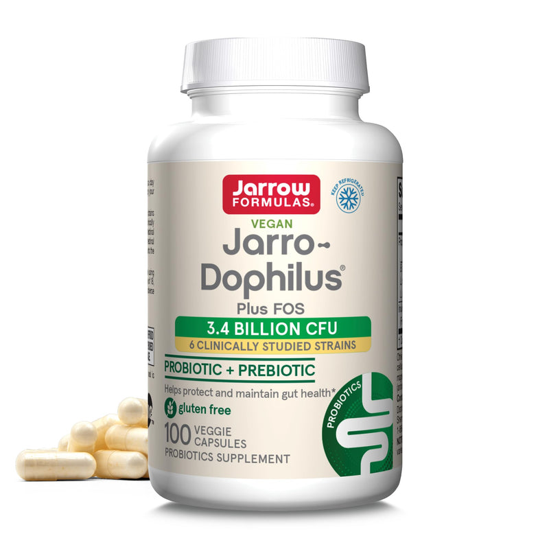 [Australia] - Jarro-Dophilus + FOS, 100 Capsules (Ice) - Jarrow Formulas 
