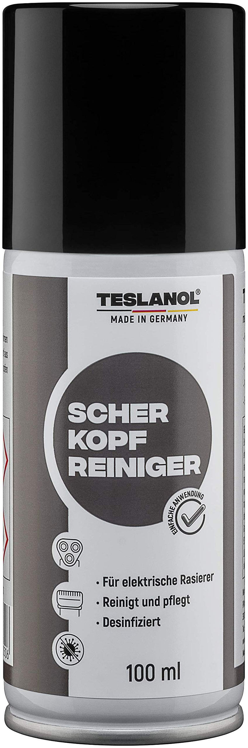 [Australia] - TESLANOL 26050 shaving head cleaner spray for cleaning electric razors & hair clippers / razors cleaner / shaving head cleaning spray / 100ml 