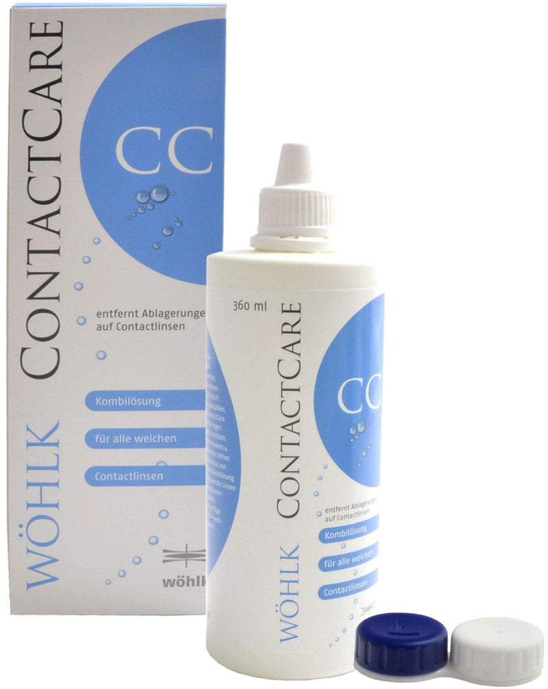 [Australia] - Wöhlk ContactCare 360ml + 1 lens case 