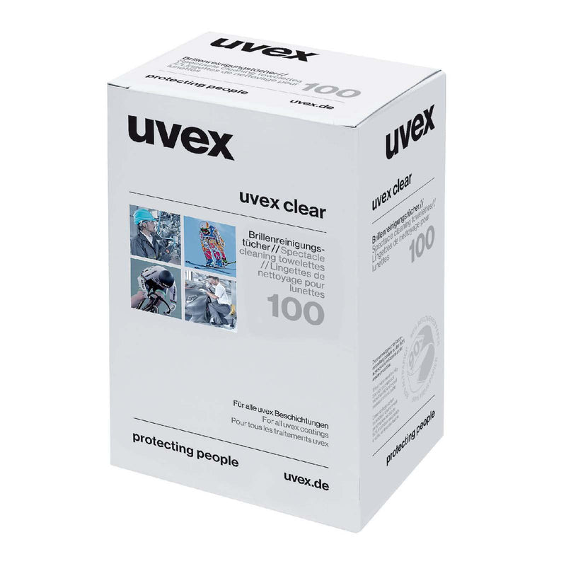 [Australia] - Uvex UX-CLEANTOW glasses & accessories, white, plain 