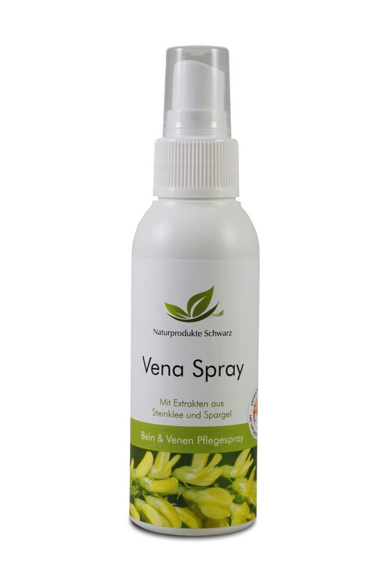 [Australia] - Natural Products Black - Vena Leg Spray & Vein Spray - With Sweet Clover, Asparagus & Birch, 100ml 