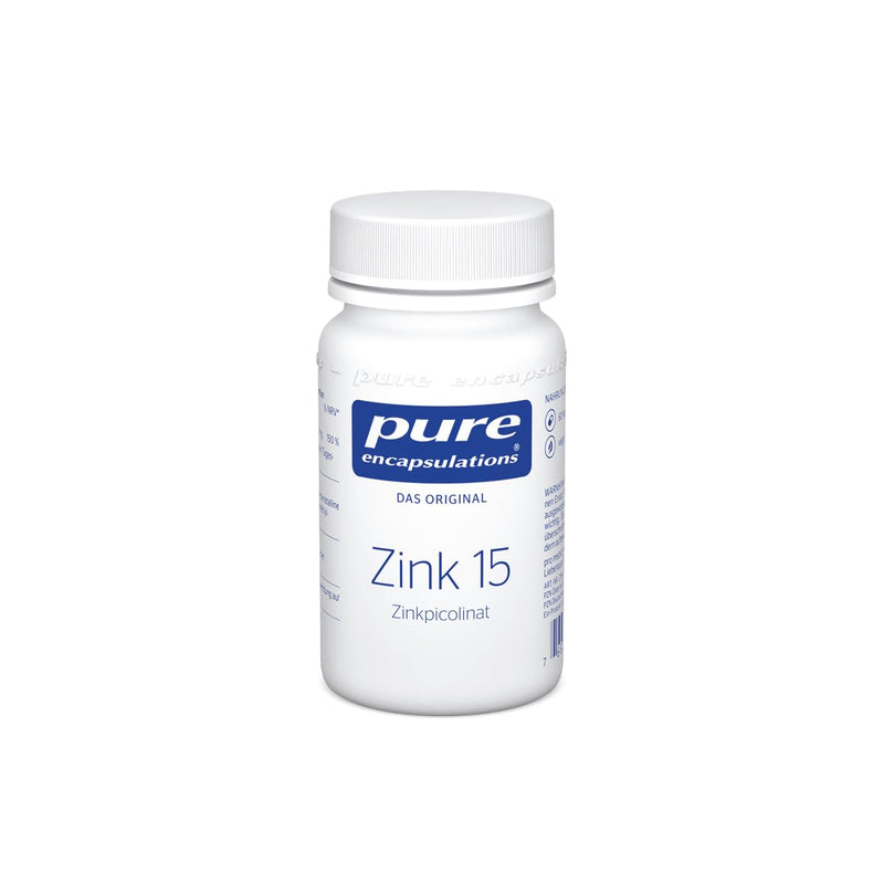 [Australia] - Pure Encapsulations - Zinc 15 (Zinc Picolinate) 15mg - ideally bioavailable, hypoallergenic preparation with zinc for the immune system - 60 vegan capsules 12 g (pack of 1) 