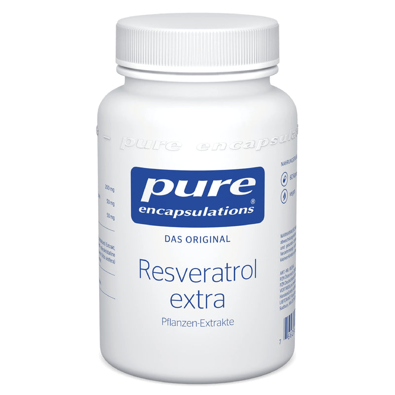 [Australia] - Pure Encapsulations - Resveratrol Extra - Natural resveratrol with polyphenols from grape seed extract - 60 vegan capsules 