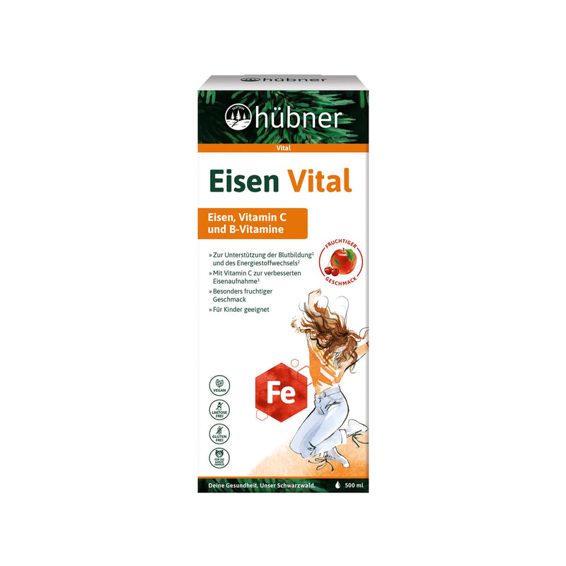 [Australia] - hübner Eisen Vital® F iron liquid drinking juice 500 ml 