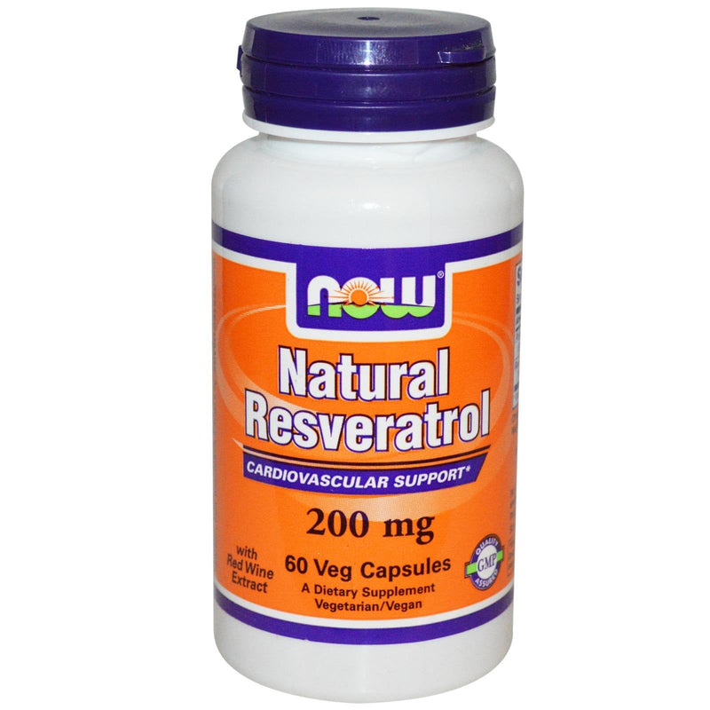 [Australia] - Now Foods NATURAL RESVERATROL 200mg 60 CPS 