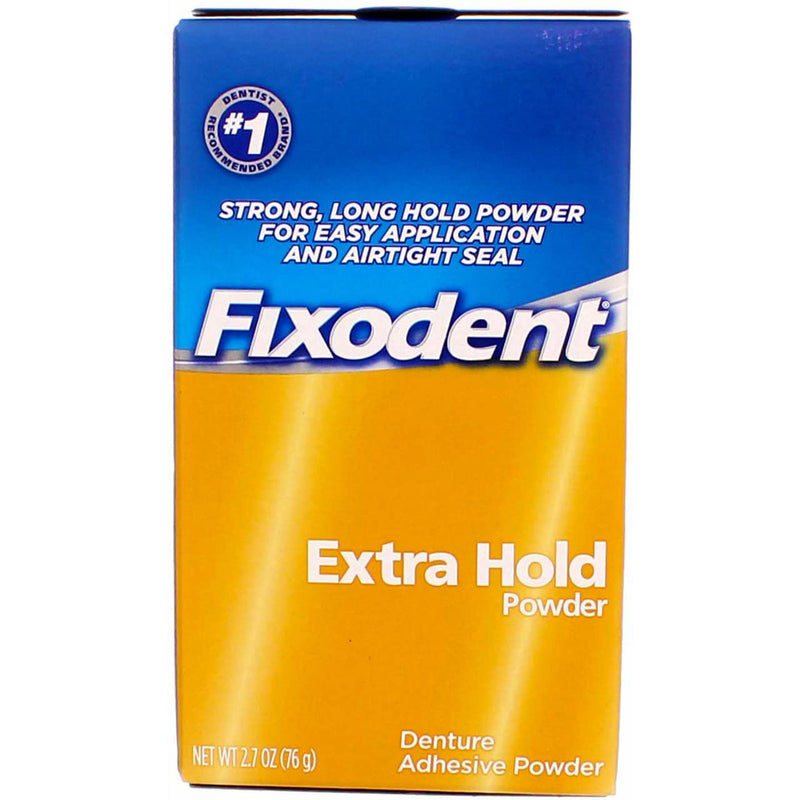 [Australia] - Fixodent Fixodent Denture Adhesive Powder Extra Hold, Extra Hold 2.7 Oz by Fixodent 