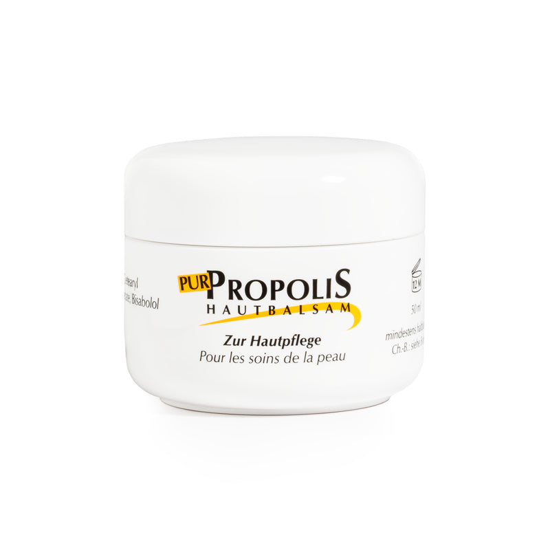 [Australia] - High-dose propolis ointment for skin care, PUR propolis balm with organic beeswax, propolis cream for skin care and lip care from Health Care Products - also suitable for children and animals 