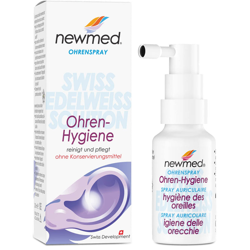 [Australia] - newmed ear spray 30ml - treatment of earwax plugs in adults and children | Systematic ear cleaning 