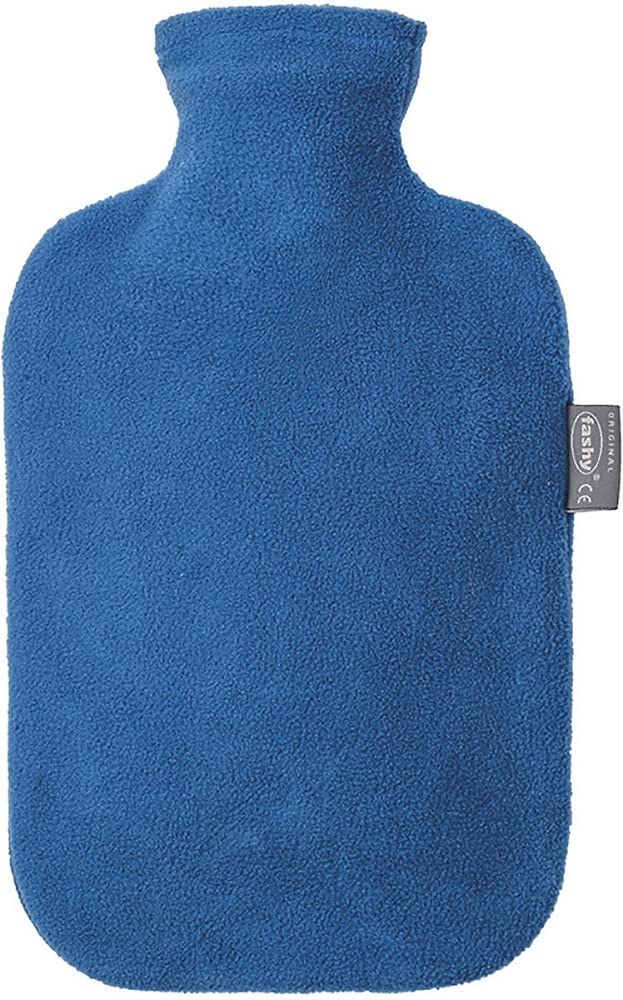 [Australia] - Fashy 6530 54 2007 hot water bottle 2 L with blue fleece cover A 1 - Pack Single 