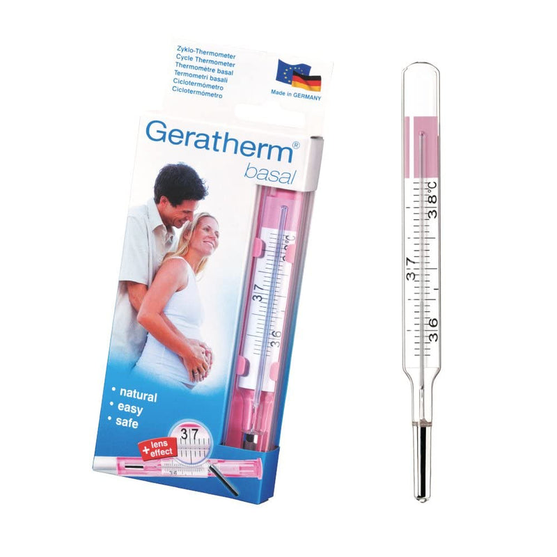 [Australia] - GERATHERM basal analog – basal thermometer analog/basal thermometer for cycle control incl. evaluation table/basal thermometer desire to have children – Made in Germany 