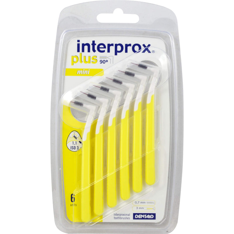[Australia] - INTERPROX plus mini yellow interdental brush 6 pieces 