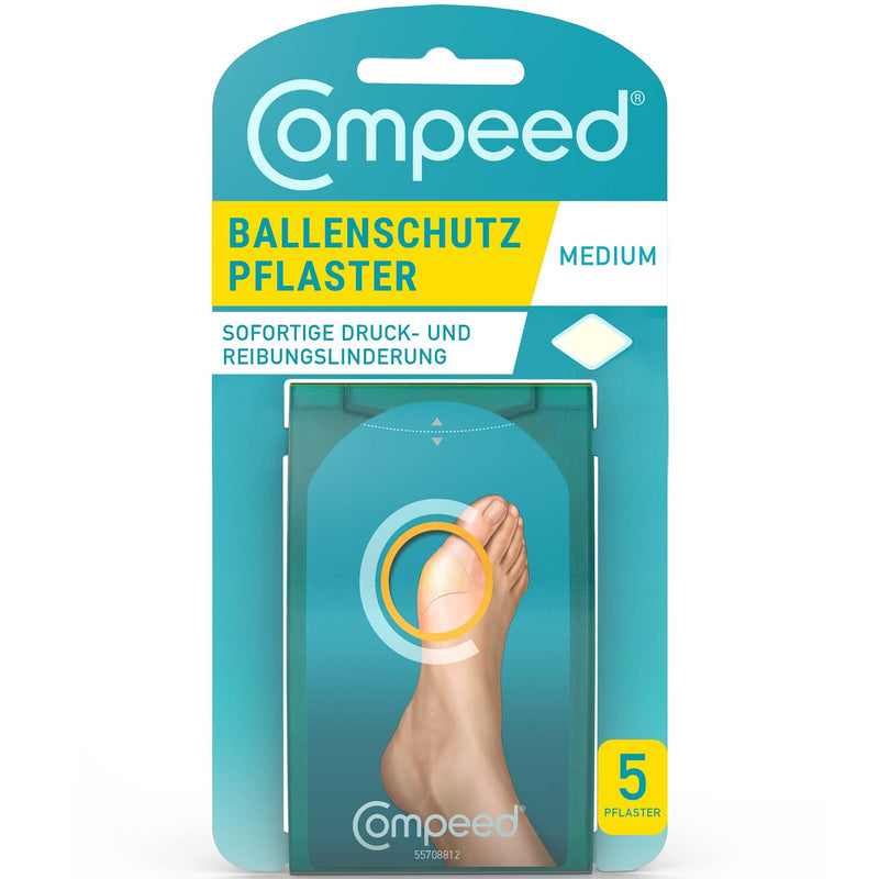 [Australia] - Compeed Bunion Protection Plaster - Hydrocolloid plaster for quick relief from pain on the bunion and hallux valgus, 5 pieces (pack of 1) 5 pieces (pack of 1) glue 