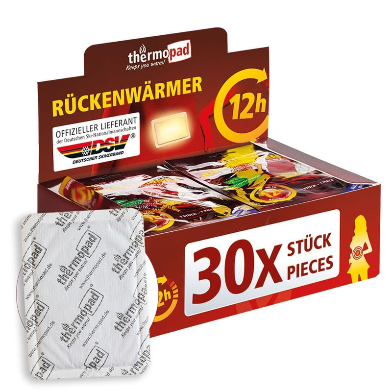 [Australia] - THERMOPAD back warmer - THE ORIGINAL: Heat patch for the back I 12 hours of heat I Ready-to-use heat pads, suitable as neck warmers, shoulder warmers & kidney warmers 30 pieces 
