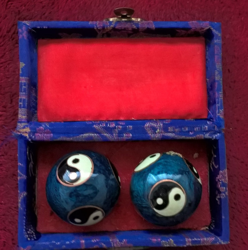 [Australia] - Mountain Yin and Yang sound balls - blue 