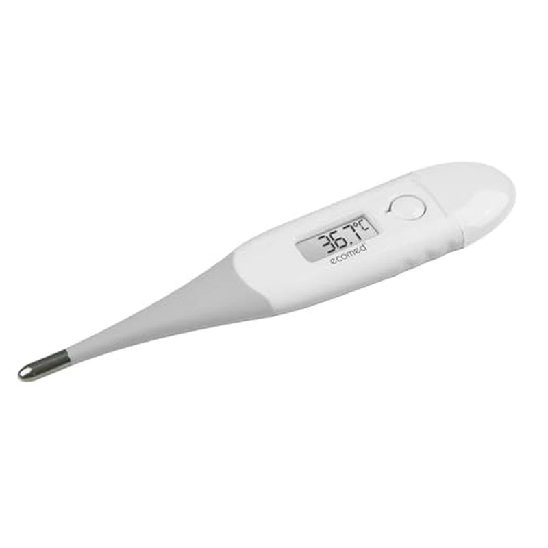[Australia] - Ecomed by medisana TM-60E digital clinical thermometer, waterproof thermometer with flexible tip, with practical memory function, for babies, children and adults 2nd generation 
