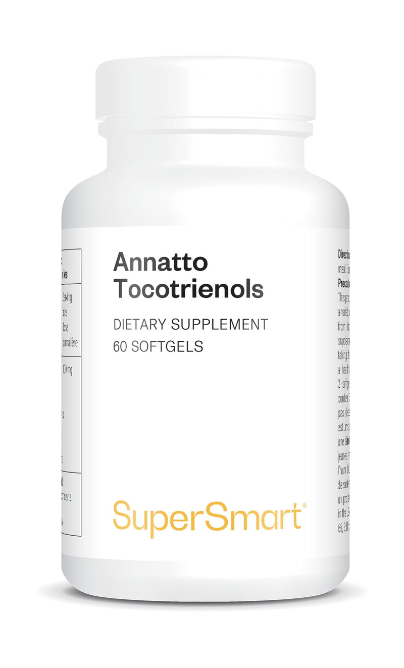 [Australia] - Annatto Tocotrienols - The most comprehensive natural source of vitamin E - Supports the protection of all cells against oxidative stress - Gluten free - Supersmart 