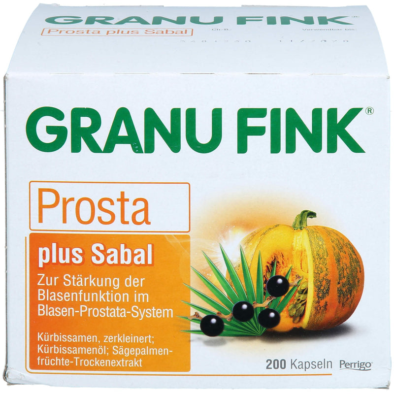 [Australia] - GRANU FINK Prosta Plus Sabal - with Uromedic pumpkin seeds and saw palmetto fruit extract to strengthen bladder function - 200 pieces 