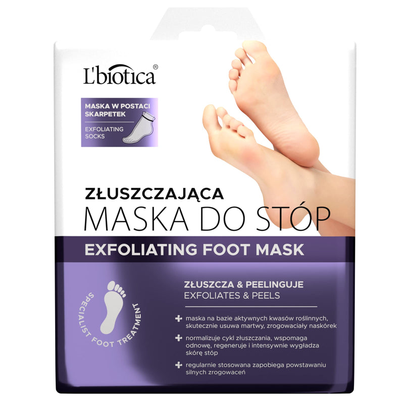 [Australia] - L'biotica - FOOT MASK WITH CALLUS REMOVAL AND PEELING EFFECT 40ml 40 ml (pack of 1) 