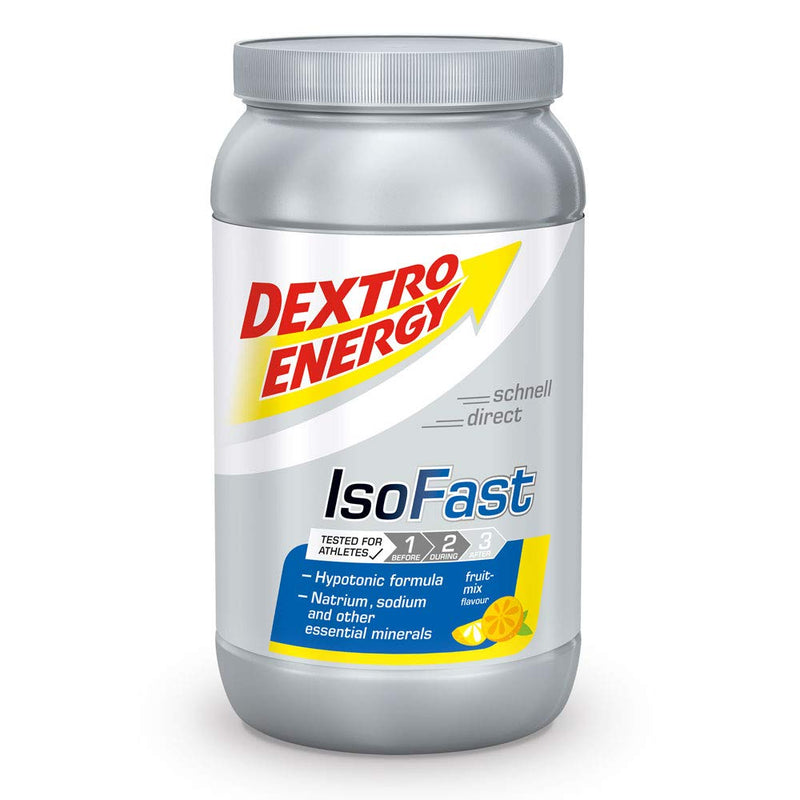 [Australia] - DEXTRO ENERGY ISO FAST FRUIT MIX (1120g can) - Hypotonic electrolyte powder with sodium, magnesium, potassium and chloride for quick carbohydrate and mineral supply 1.12 kg (pack of 1) 