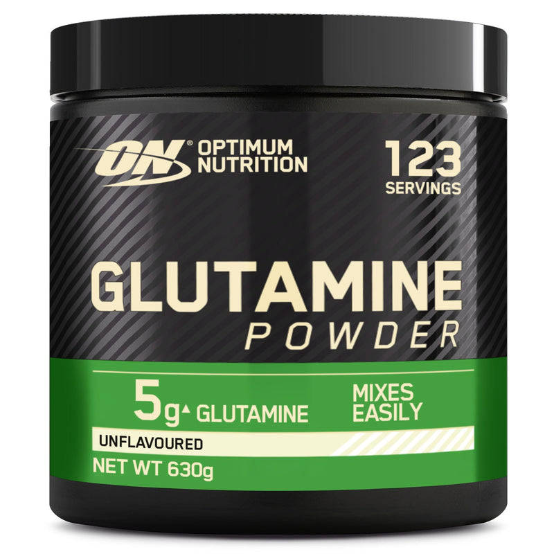 [Australia] - Optimum Nutrition Glutamine Powder, L-Glutamine Amino Acid Powder, Dietary Supplement Pre and Post Workout Shake, Unflavored, 123 Servings, 630g 