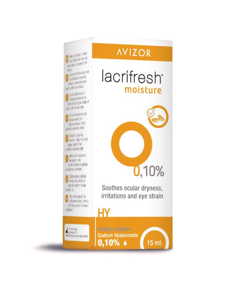 [Australia] - Avizor Moisture Drops Avizor, hyaluronic moistening drops, pack of 1 (1 x 15 ml) 