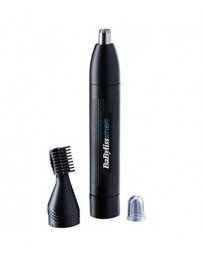 [Australia] - BaByliss MEN E652E nose and ear hair trimmer with eyebrow attachment single 