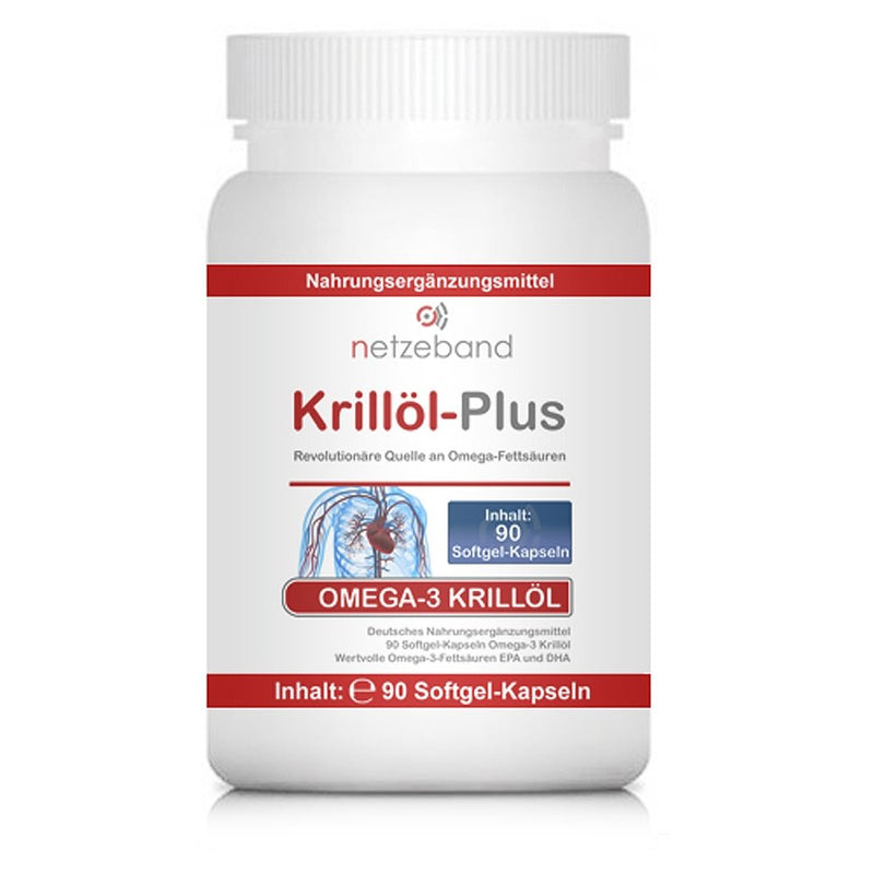 [Australia] - Netzeband Krill Oil 90 Capsules Premium Krill Oil Omega 3,6,9 and Astaxanthin Maximum Values 