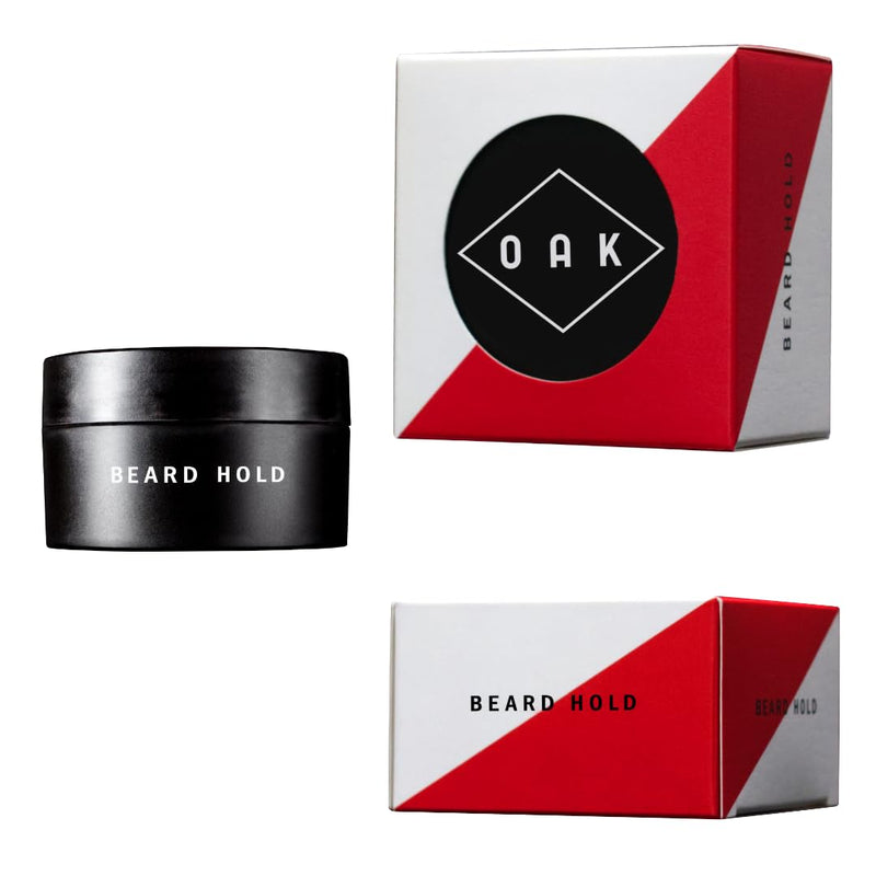 [Australia] - OAK BEARD HOLD I Beard wax, beard pomade (50 ml): Provides hold and compact shape. Beard styling with natural waxes and oils for men with a full beard. Certified natural cosmetics from Berlin. 