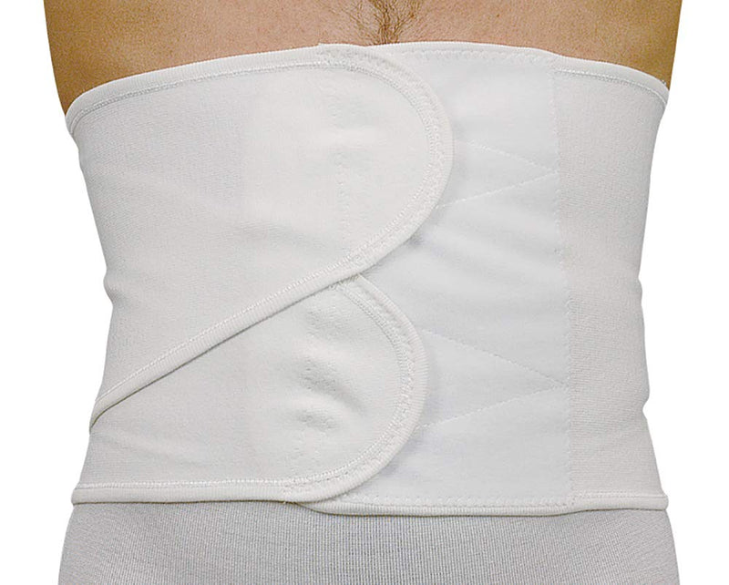 [Australia] - MANIFATTURA BERNINA Sana 55100 - Postoperative adjustable back support belt abdominal support with double Velcro fastener and support struts height 22 cm XL 