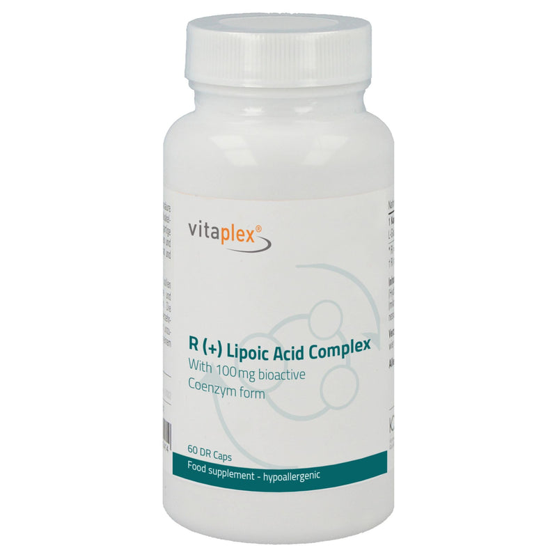[Australia] - Vitaplex R(+) alpha lipoic acid high dose (400 mg, 60 DR capsules) - alpha lipoic acid in coenzyme R form and racemate form - gastric juice-resistant capsules 