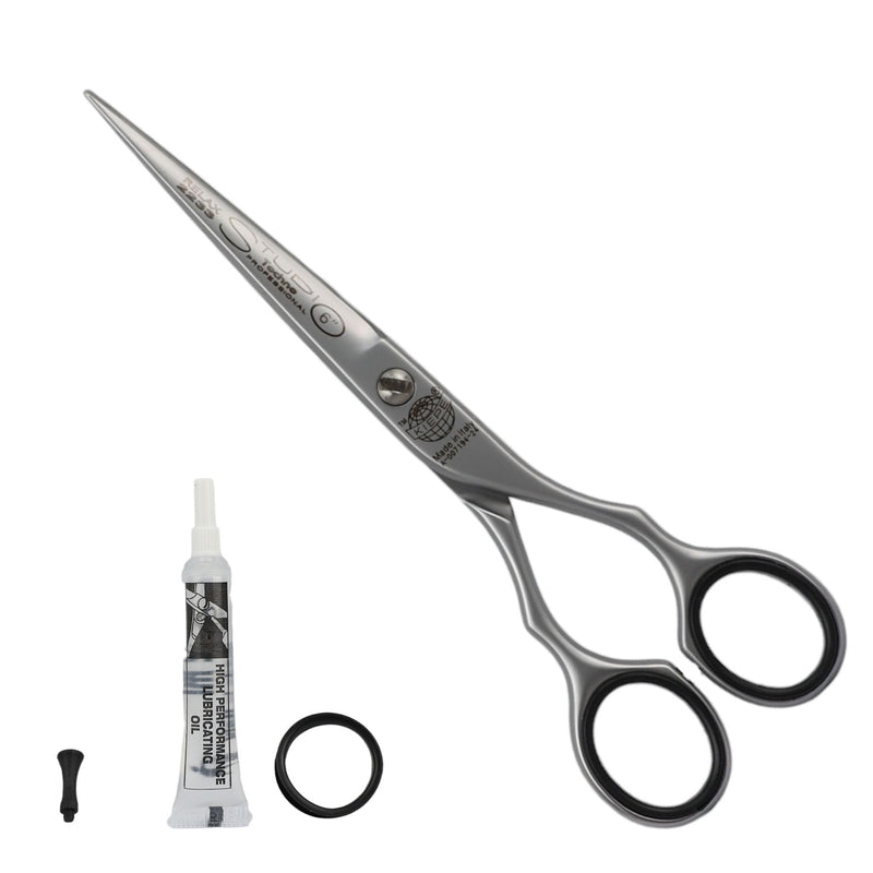 [Australia] - Kiepe 2233 Studio Techno Professional hairdressing scissors with Relax Ergonomic Design, micro-serrated blades, wide precision blades made of carbon-chromo stainless steel, 6 inches 6'' 