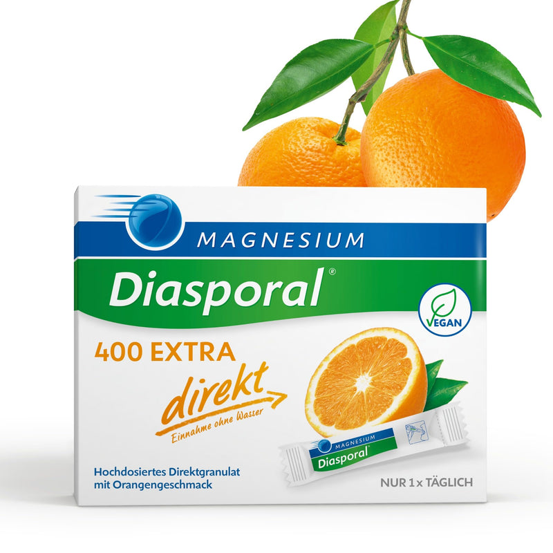 [Australia] - Magnesium Diasporal 400 EXTRA direct | Magnesium sticks with fruity magnesium powder | The direct granules of the EXTRA CLASS with 400mg magnesium per stick, 100 magnesium direct sticks 100 pieces (pack of 1) 