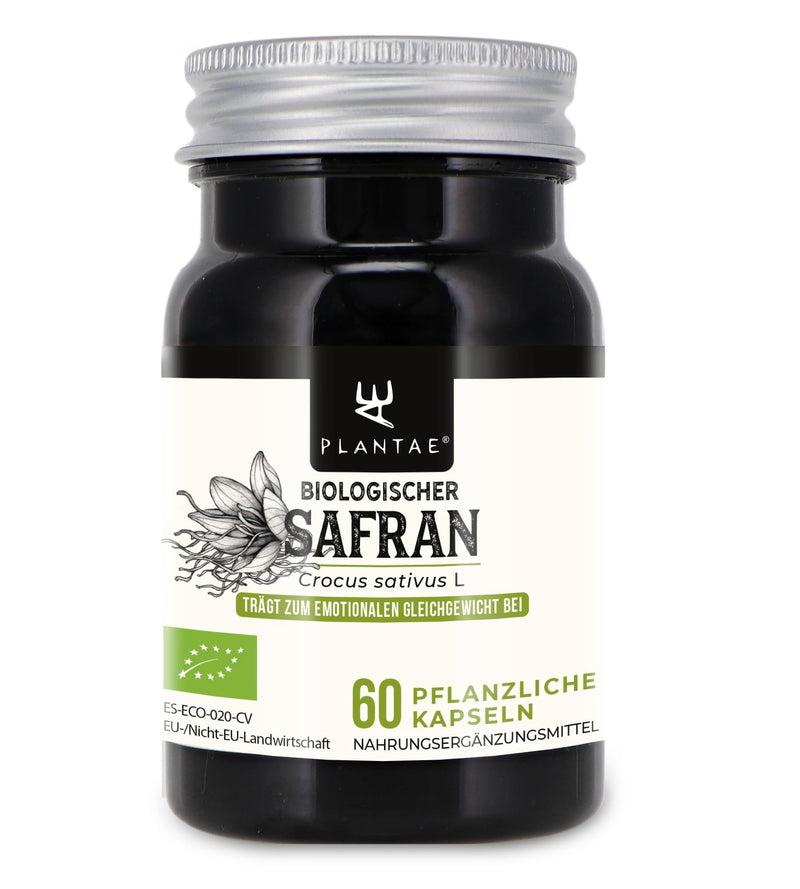 [Australia] - ORGANIC SAFFRON * 15 mg / 60 capsules * Emotional balance, muscles and skeletons 